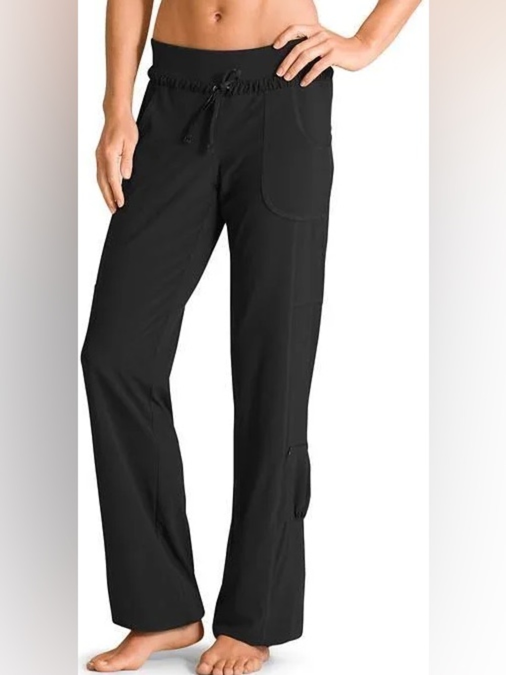 Athleta BLACK Double Time Allegro Drawstring Utility Pant - 14
